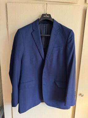 Brooks Brothers Deep Blue Single-Breasted Sport Coat